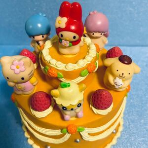 ボールペンセット サンリオ マイメロ ポムポムプリン キキララ キティ コロコロクリリン ペン 誕生日ケーキ 非売品 サンリオキャラクターズ