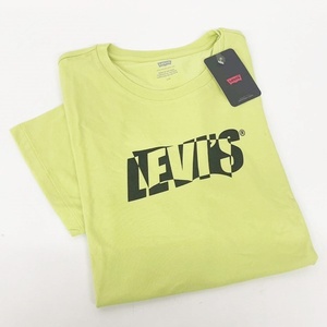 新品■Levis リーバイス メンズ 半袖シャツ Tシャツ L ( XL ) 黄緑 大きいサイズ