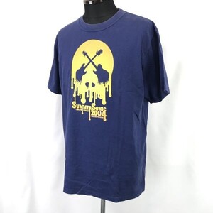 超レア品☆summer sonic/サマソニ2004 × Paul Smith JEANS/ポールスミス☆半袖スタッフTシャツ【メンズXL/navy】Tops/Shirts◇cBH837