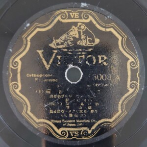 【SP盤レコード】VICTOR 新小唄/さくら音頭(上・下) 唄・小唄勝太郎 三島一聲 徳山璉(三味線入)/SPレコード