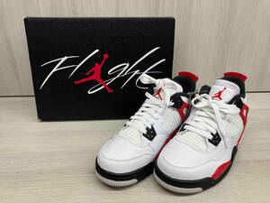 NIKE スニーカー サイズ24.5cm AIR JORDAN 4 RETRO (GS) 408452-161 現状品