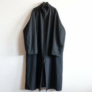 【90S/アーカイブ】Y’s for men【リブカラー ロング コート】 ブラック YOHJI YAMAMOTO ヨウジヤマモト 2403139