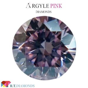 ARGYLE FANCY PINK 0.095ct RD/RT2475/ARGYLE/CGL