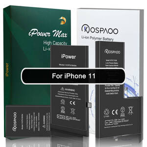 For iPhone11 バッテリー 単品 標準容量 交換ビデオ 3110mAh PSE準拠 Kospaoo / iPower 互換 Li-ion Battery 交換 修理