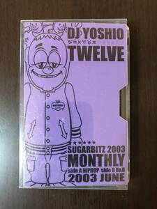 ミックステープ TWELVE 2003 Monthly HIPHOP.R&B 6月 JUNE DJ YOSHIO 中古 カセットテープ MIX TAPE HIPHOP R&B ラップ ヒップホップ