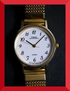 シチズン CITIZEN FORMA クォーツ 3針 5930-F90036K 女性用 レディース 腕時計 W719