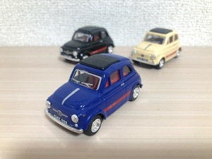 ★FIAT500　ミニカー　◇　フィアット500　ブルー　全長約7㎝★