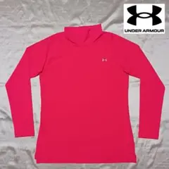 【UNDER ARMOUR】アンダーアーマーのピンク長袖Tシャツ（LGサイズ）