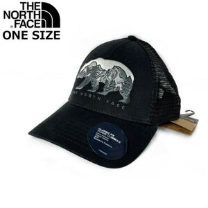 1円～!売切!【正規新品】THE NORTH FACE◆EMBROIDERED TRUCKER 帽子 キャップ US限定 クマ 刺繍 メッシュ 男女兼用(OS)黒 180623-15