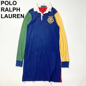 POLO RALPH LAUREN ポロラルフローレン ワンピース ポロシャツ XS 刺繍 ロゴ レディース B42416-93