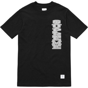 希少★新品本物【黒★Mサイズ】★Vertical Logo Tee バーティカルロゴ シュプリーム 正規店購入 激レア 限定品 入手困難 Supreme 2016A/W