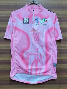 ID190 サンティーニ Santini 半袖サイクルジャージ ピンク L giro d