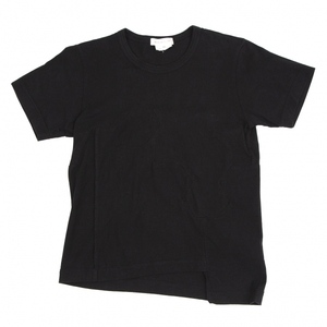 コムデギャルソンCOMME des GARCONS インサイドアウト切替デザインTシャツ 黒XS 【レディース】