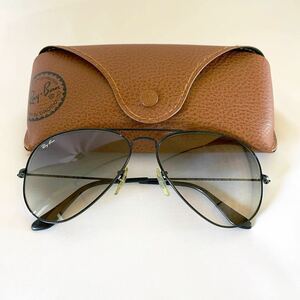 Ray-Ban AVIATOR LARGE RB3025 002/32 58 レイバン ティアドロップ サングラス メタルフレーム