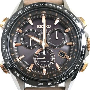 美品 SEIKO セイコー ASTRON アストロン 腕時計 SBXB025 8X82-0AB0-1 GPS 衛星 電波 ソーラー クロノグラフ カレンダー 動作確認済み