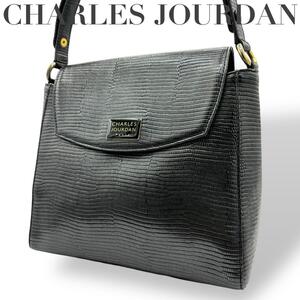 美品 CHARLES JOURDAN シャルルジョルダン ショルダー レザー