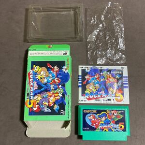 箱説付き　ファミコンソフト　ロックマン5