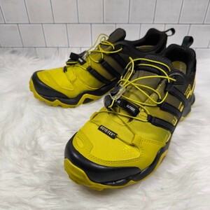 【adidas】トレッキングシューズ 24.5 GORE-TEX TERREX イエロー オシャレ ゴアテックス 登山 アウトドア ユニセックス 富士山 ハイキング