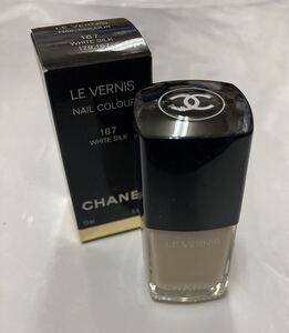 未使用 ♪ CHANEL シャネル ♪ ヴェルニ 167 ホワイト シルク ネイル エナメル ネイルカラー マニキュア