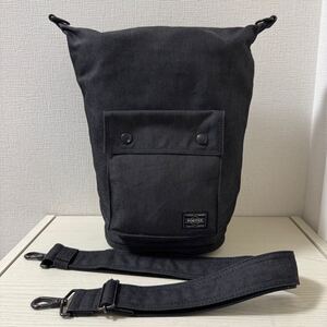 【値下げ】【レア品】【新品同様】ポーター　PORTER SMOKY スモーキー ショルダーバッグ ブラック　黒