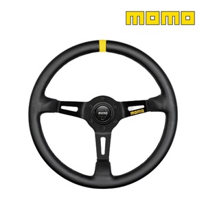 MOMO モモ ステアリング ハンドル MOD.08(BLACK LEATHER) ブラックレザー M-58