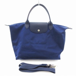 ロンシャン LONGCHAMP トートバッグ ショルダー 2WAY ナイロン 青 ブルー /UO 1011 ■WY レディース