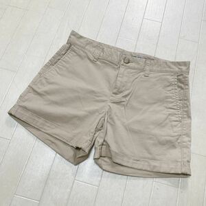 3949☆ GAP ギャップ ボトムス ショートパンツ カジュアルパンツ チノ レディース W64 カーキ ベージュ