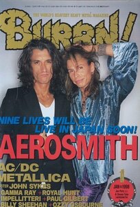 BURRN! 1998年1月号　AEROSMITH 他