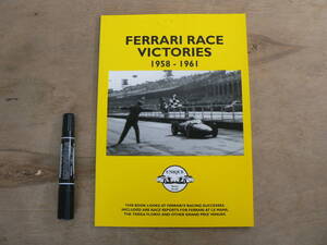 洋書 FERRARI RACE VICTORIES 1958-1961