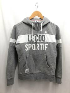 le coq sportif ジップアップ パーカー スウェット レディース L グレー系 ルコックスポルティフ 24102401