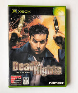 デッド トゥ ライツ DEAD TO RIGHTS (NAMCO) ★ XBOX / XBOX 360