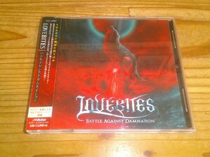 CD：LOVEBITES BATTLE AGAINST DAMNATION ラヴバイツ バトル・アゲンスト・ダムネイション：帯付