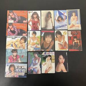 1000円スタート【中古】NTT テレホンカード Every Little Thing 持田香織 眞鍋かをり 雛形あきこ 中森明菜 水木彩 まとめ16点 未使用 03