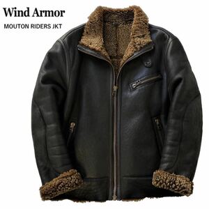 Wind Armor B-3 ライダースジャケット 黒 ブラック 羊革　サイズ L 　送料無料　ウィンドアーマー