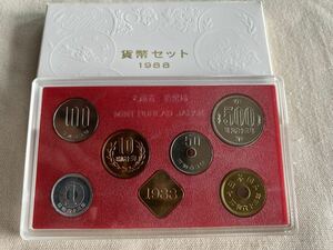 1988年 昭和63年 貨幣セット 額面666円 記念硬貨 記念貨幣 貨幣組合 コイン coin