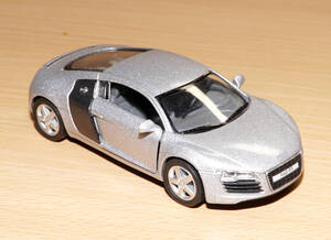 1/36 アウディ Audi R8 ダイキャスト プルバックミニカー KiNSMART キンスマート 箱なし 送料無料