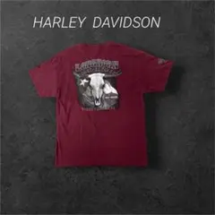 【超美品】HARLEY DAVIDSON ハーレーダビッドソン　ワイン　XL