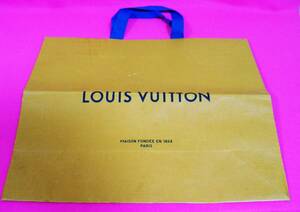 ルイヴィトン LOUIS VUITTON ショップ袋 大型の紙袋　無論中古!新品など売っていたら偽物間違い無しで即逮捕よ!
