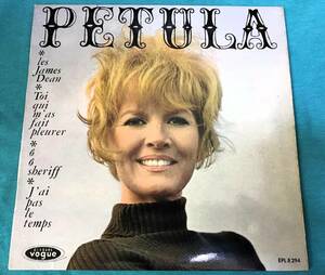 7”●Petula Clark / Les James Dean FRANCEオリジナル盤 EPL. 8294 　Serge Gainsbourg作曲のフレンチポップ「O O Sheriff」収録