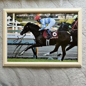 競馬 メロディーレーン 菅原明良 直筆サイン入り A4写真 ルメール 武豊 藤田菜七子 馬券 イクイノックス 馬券 川田将雅 デムーロ