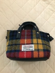 新品 タグ付き HARRIS TWEED ハリスツイード ショルダー ポーチ 【土日月限定クーポンご利用で1500円】