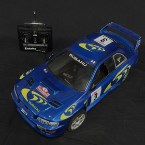 1円 京商 1/8 スバル スーパーエイト インプレッサ WRC エンジンカー / ラジコンフタバ FP-2L 計2点 セット 現状品