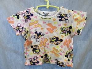 ΩディズニーベビーミッキーΩ★95cm★可愛い半袖Tシャツ■白■