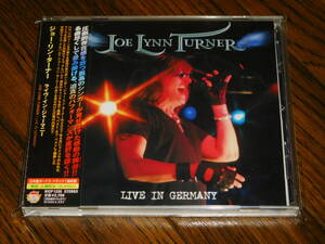 廃盤 JOE LYNN TURNER / LIVE IN GERMANY 国内盤 RAINBOW
