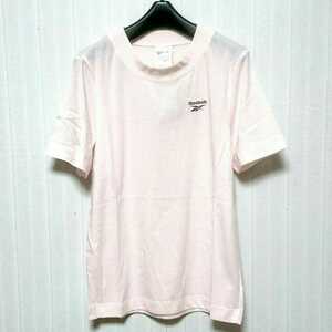 未使用/Reebok/リーボック/レディス/ベクターロゴ/半袖/Tシャツ/サイズ=M(JASPO)/胸囲=81～85cm/Light.pink