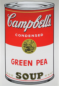 ■アンディ・ウォーホル(Andy Warhol) 【キャンドル（GREEN PEA）】 サンデー・B・モーニング版 シルクスクリーンプリント