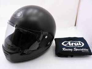 【送料無料】試着程度 美品 Arai アライ RAPIDE-NEO ラパイドネオ フラットブラック Sサイズ フルフェイスヘルメット