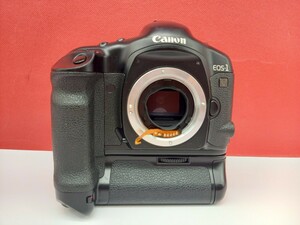 ■ Canon EOS-1 V フィルムカメラ 一眼レフカメラ ボディ 通電確認済 現状品 POWER DRIVE BOOSTER PB-E2 キャノン