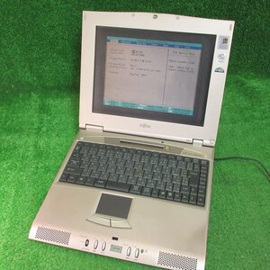 [4281]Windows98当時物 富士通 FMV-BIBLO NE2/40E FMVNE240E Celeron 400MHz HDDなし CD-ROM メモリ64MB 12.1インチ BIOS OK ジャンク