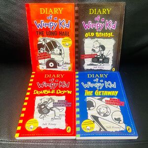 英語絵本　Diary of a Wimpy Kid 4冊C(グレッグのダメ日記)